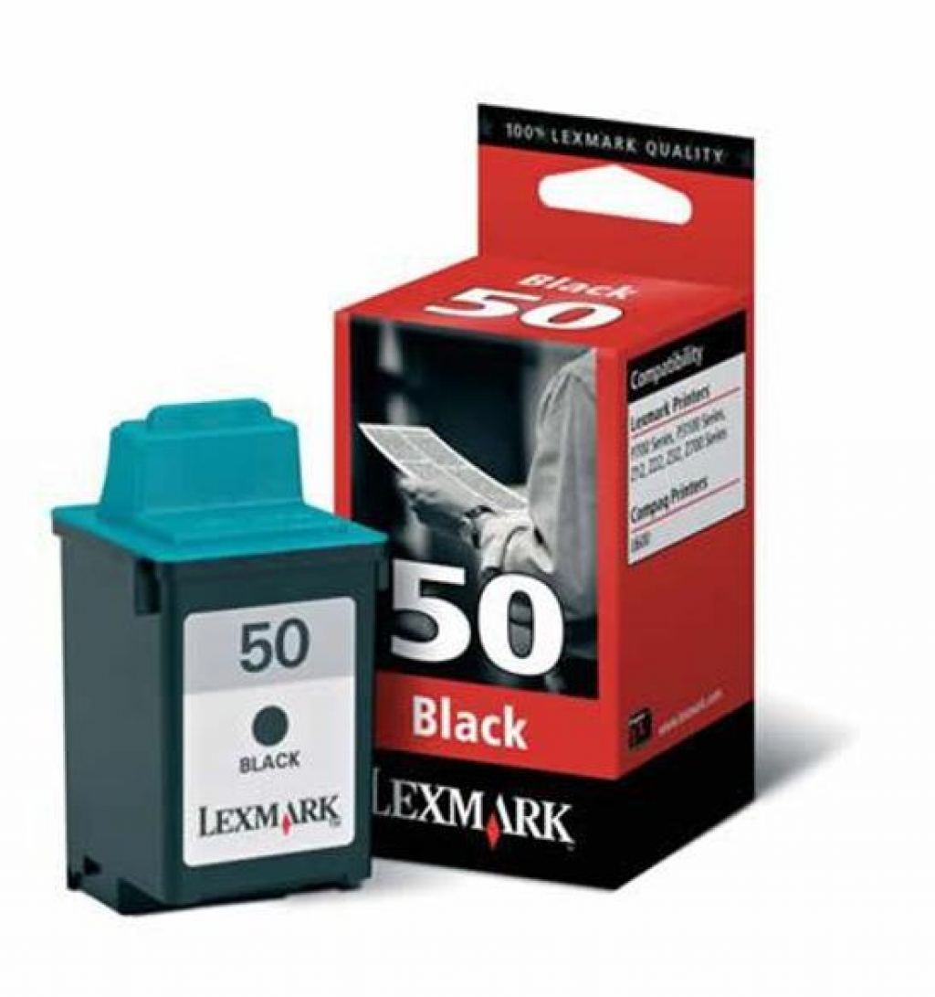 Касета с мастило LEXMARK ColorJetPrinter Z 12/ 22 / 32 - Black - P№17G0050E /50/на ниска цена с бърза доставка - BestPC.BG
