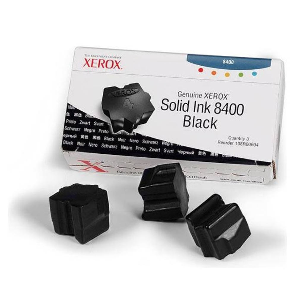 Касета с мастило XEROX Color Stix ЗА PHASER 8400 - ink 3 Black Sticks - PROMOна ниска цена с бърза доставка - BestPC.BG