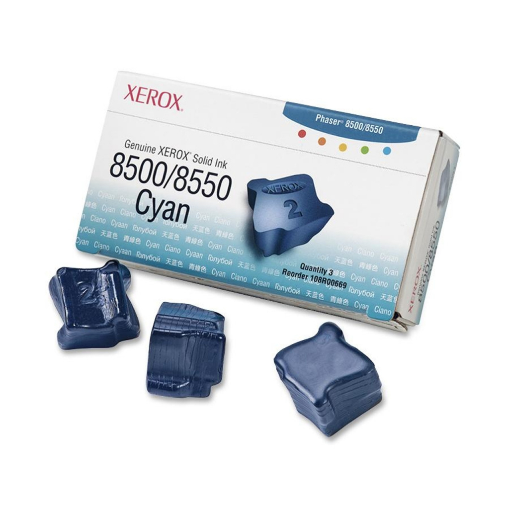 Касета с мастило XEROX ColorStix ЗА PHASER 8500 / 8550 - ink 3 Cyan Sticks - PROMOна ниска цена с бърза доставка - BestPC.BG