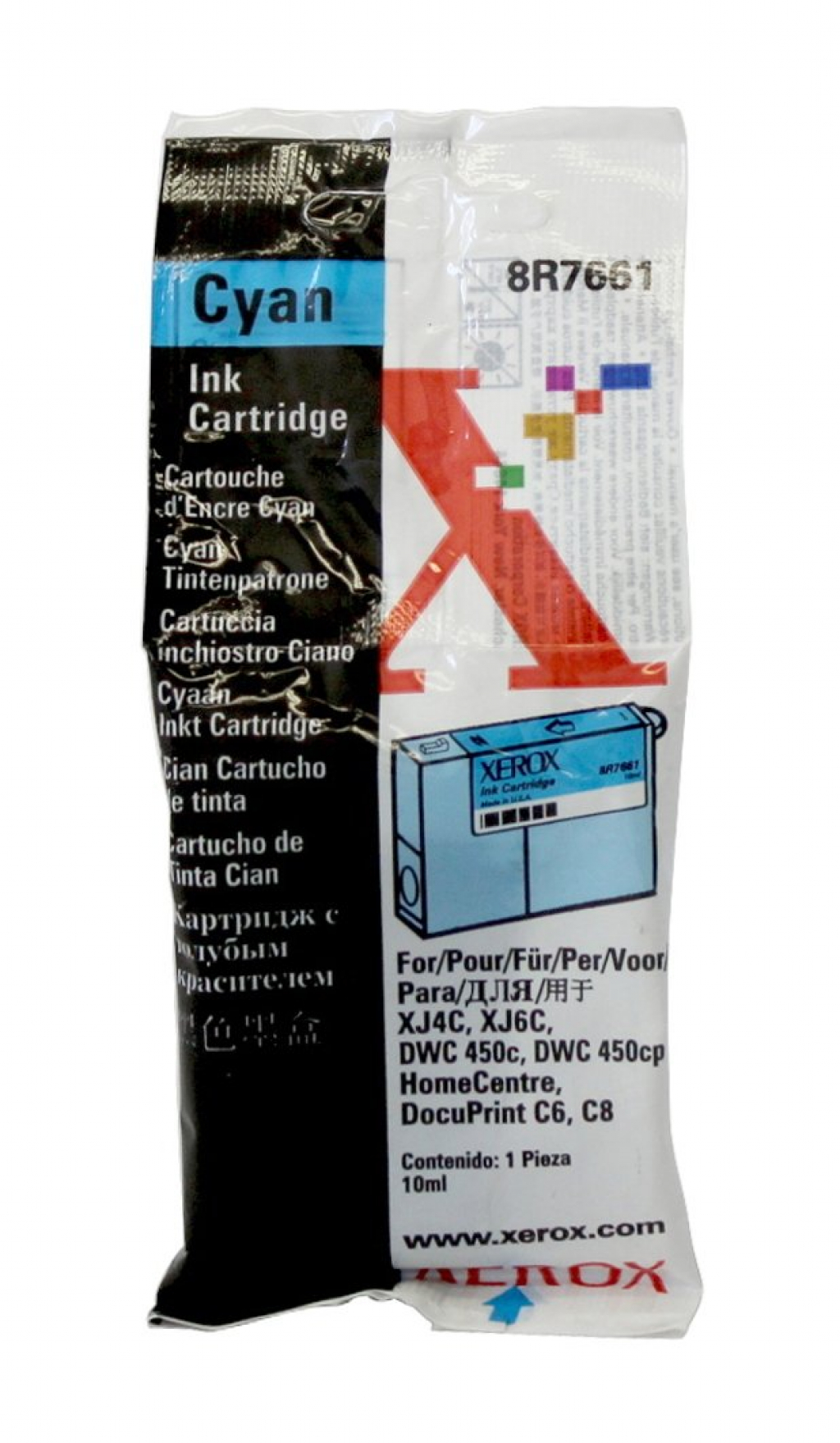 Касета с мастило XEROX XJ4C / XJ6C / WC450cp / C6 / C8 - Cyan tank P№8R7661на ниска цена с бърза доставка - BestPC.BG