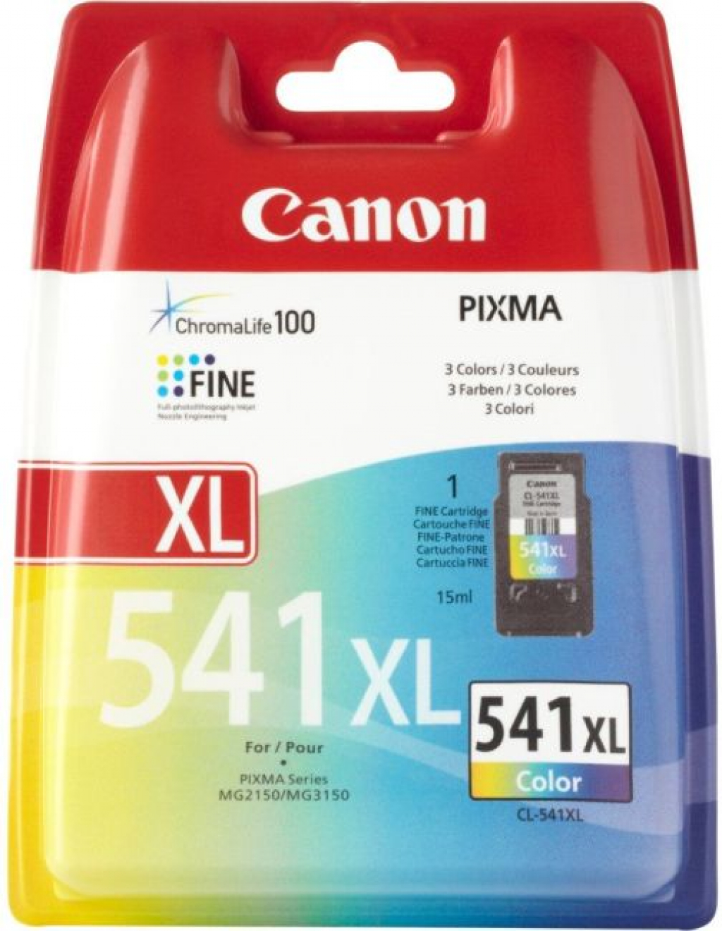 Касета с мастило CANON PIXMA MG2140 / MG2150 / MG3140 / MG3150 - Colour ink cartridge - CL-541XLна ниска цена с бърза доставка - BestPC.BG