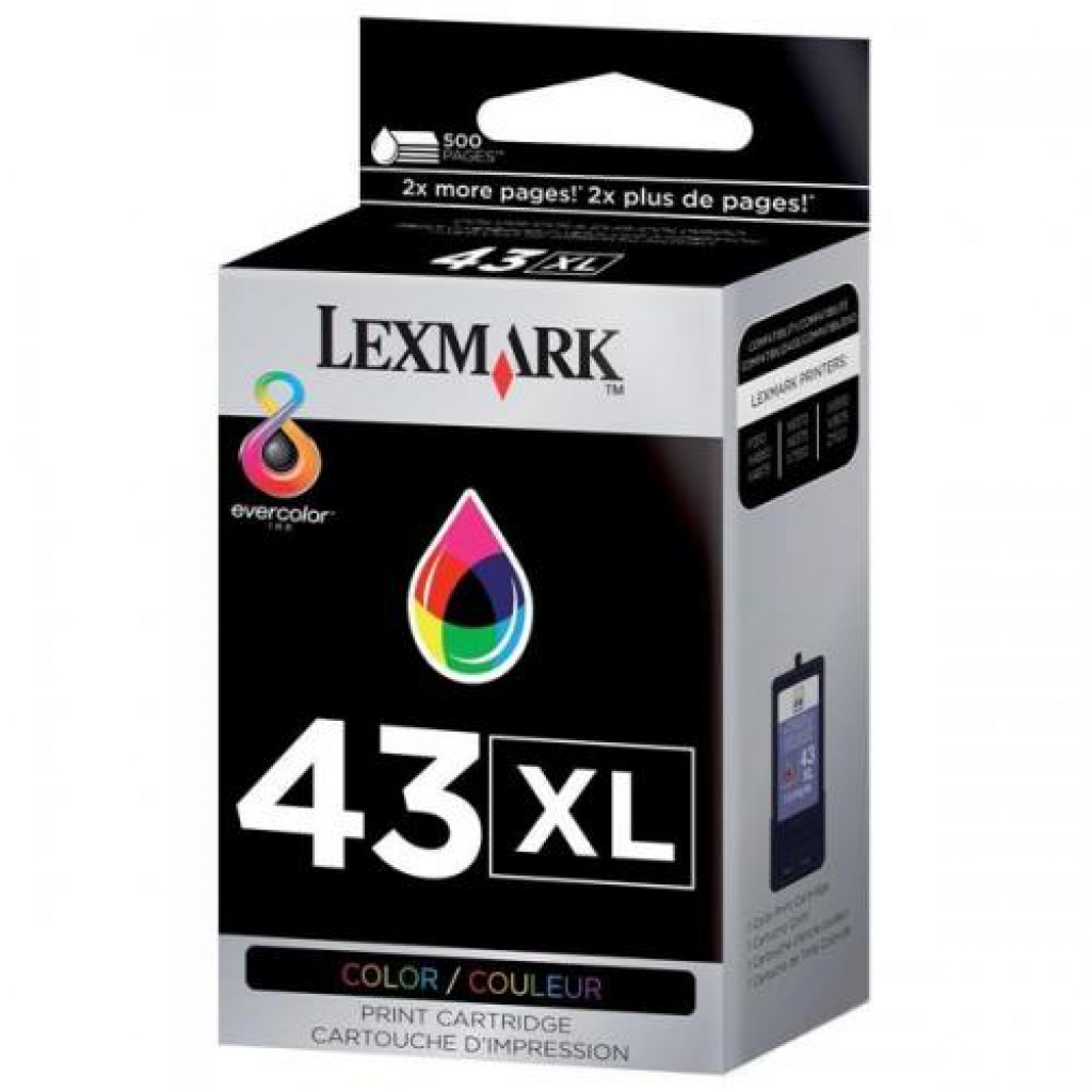 Касета с мастило LEXMARK ColorJetPrinterX9350 / 9575 / P350 P№18YX143E /43XLна ниска цена с бърза доставка - BestPC.BG