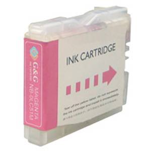 Касета с мастило BROTHER LC970M / LC1000 Magenta MFC 235C / 240C / P№NB-OLC51M - G&Gна ниска цена с бърза доставка - BestPC.BG