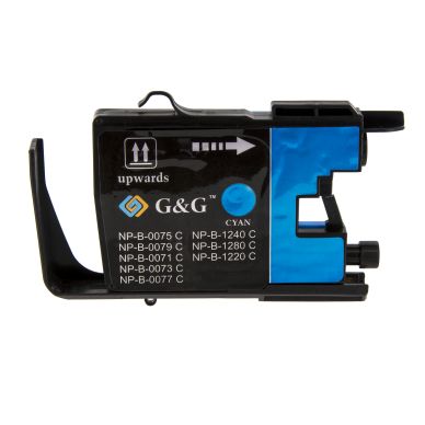 Касета с мастило BROTHER MFC-J6510 / J6710 / J6910 - Cyan - LC1280C P№NP-B-0079C - G&Gна ниска цена с бърза доставка - BestPC.BG