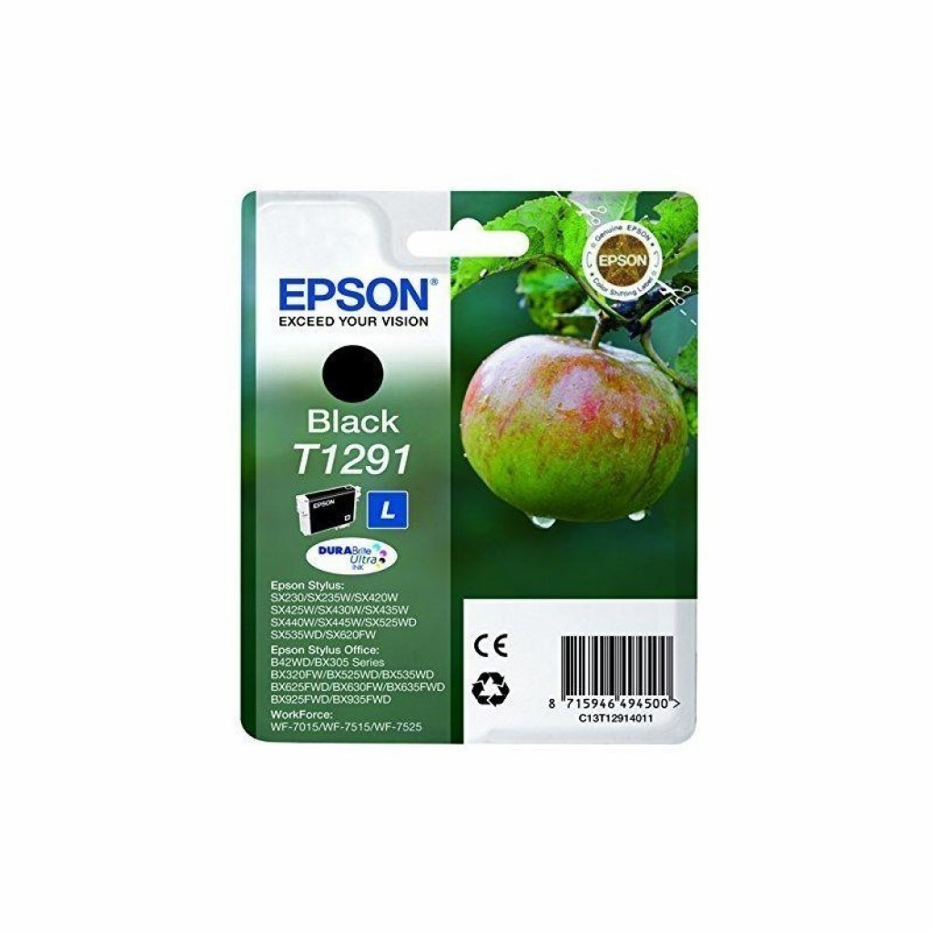 Касета с мастило Глава за Epson Stylus SX425W / SX525WD / BX305F Series, Black, C13T12914011на ниска цена с бърза доставка - BestPC.BG