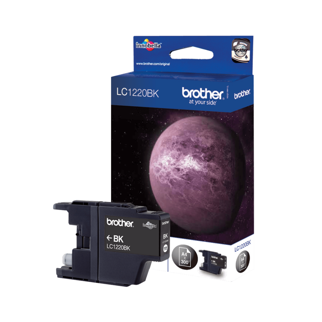Касета с мастило Глава за Brother MFC-J430W / J525W / J625W / J725W Series, Black, LC1220BKна ниска цена с бърза доставка - BestPC.BG