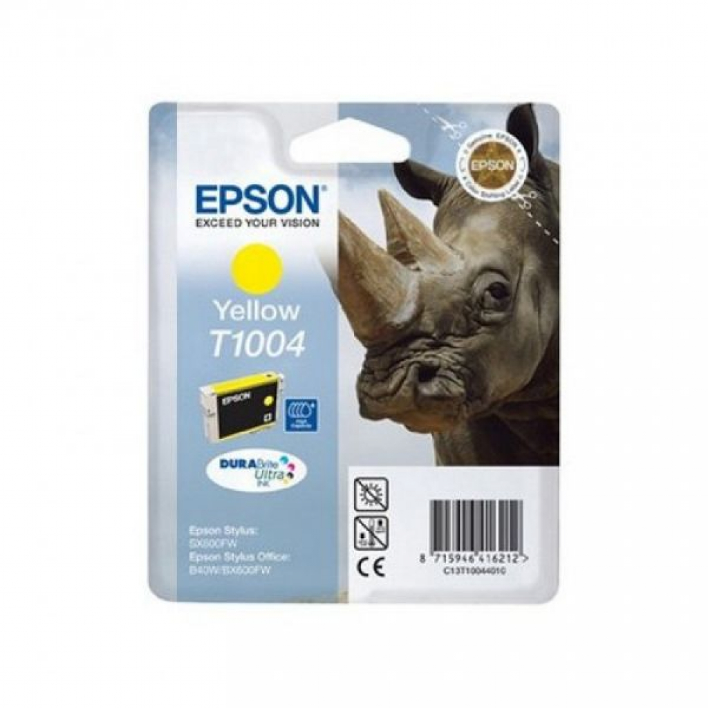 Касета с мастило Глава за Epson B40W / BX600FW / SX600FW Series, Yellow, C13T10044010на ниска цена с бърза доставка - BestPC.BG