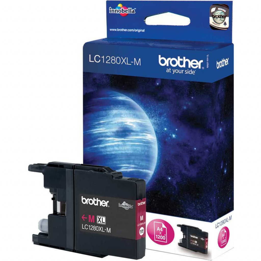 Касета с мастило Глава за Brother MFC-J6510 / J6910 Series, Magenta, LC1280XLMна ниска цена с бърза доставка - BestPC.BG
