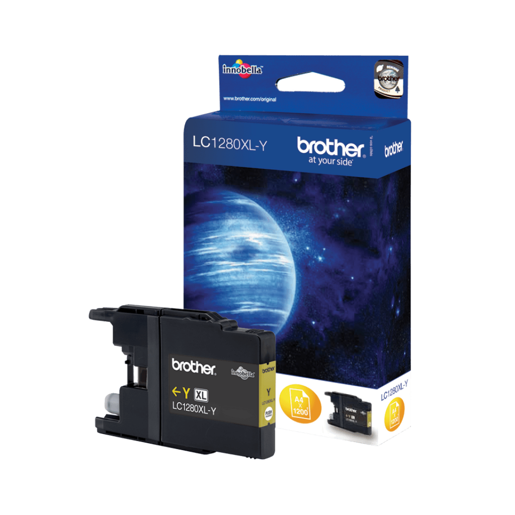 Касета с мастило Глава за Brother MFC-J6510 / J6910 Series, Yellow, LC1280XLYна ниска цена с бърза доставка - BestPC.BG