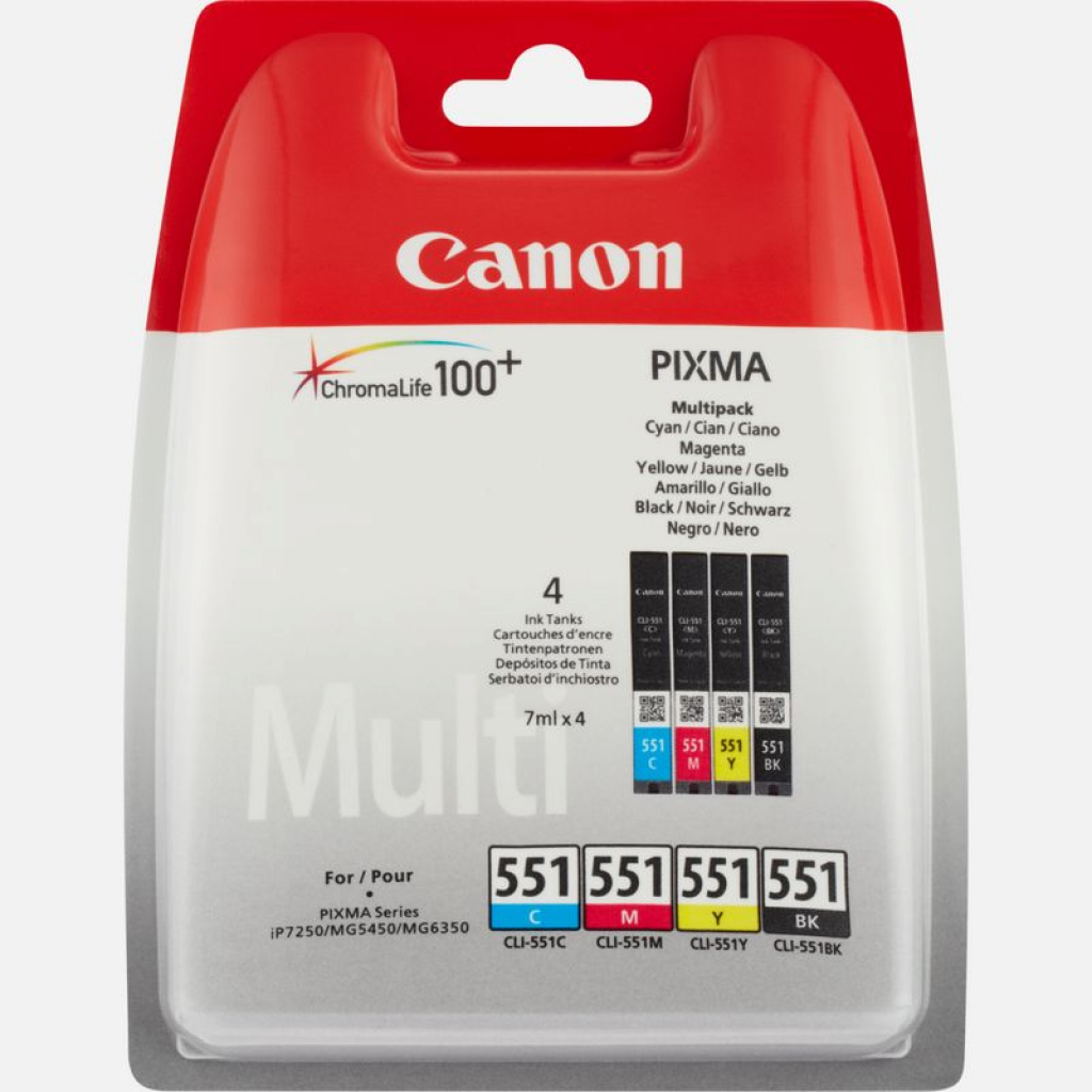 Касета с мастило CANON PIXMA IP 7250, PIXMA MG 5450, PIXMA MG 6350 - Multi pack 4 ink tankна ниска цена с бърза доставка - BestPC.BG