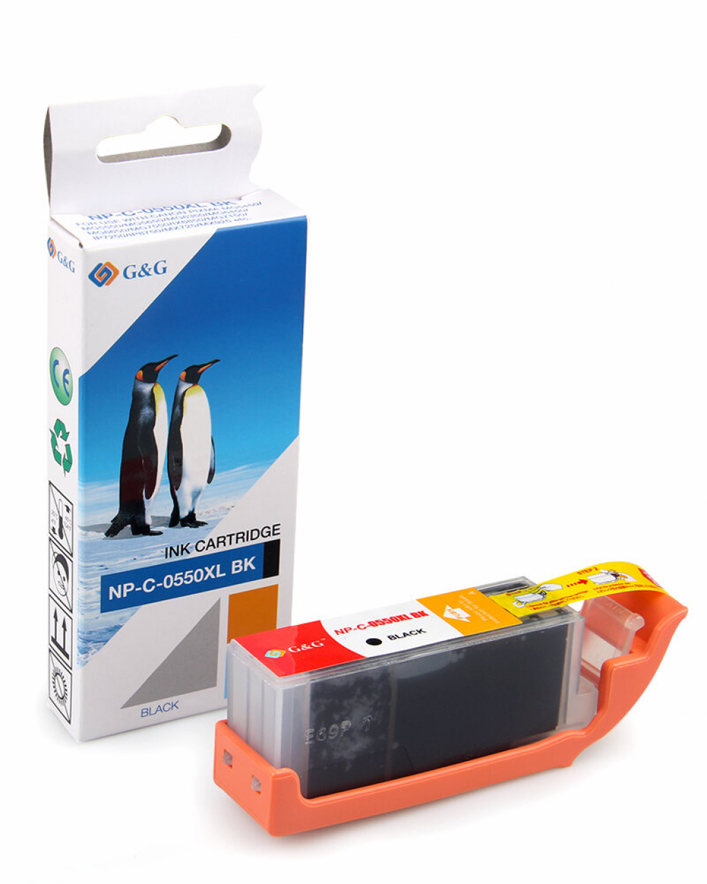 Касета с мастило CANON PIXMA IP 7250, PIXMA, With Chip P№NP-C-0550XLBK / C - G&Gна ниска цена с бърза доставка - BestPC.BG