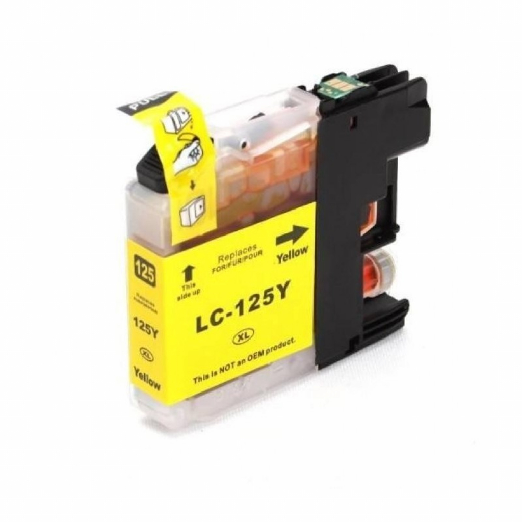 Касета с мастило BROTHER DCP J4110DW / J4710DW - Yellow - LC123Y / P№NP-B-0125XLY - G&Gна ниска цена с бърза доставка - BestPC.BG