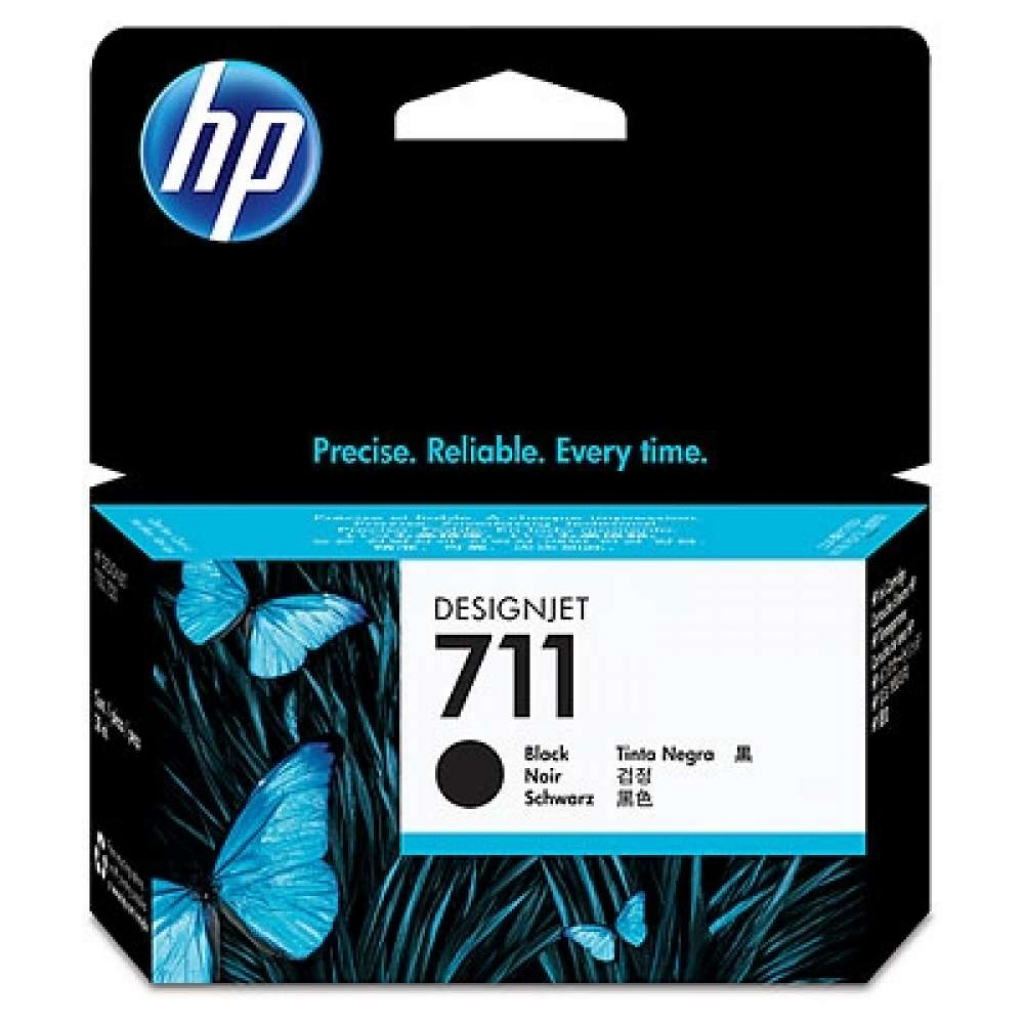 Касета с мастило HEWLETT PACKARD Designjet T120 / T520 ePrinter series - Black - (711)на ниска цена с бърза доставка - BestPC.BG