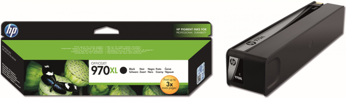 Касета HEWLETT PACKARD Officejet Pro X451 / X476/ X551 / 576 - Black - (970XL)на ниска цена с бърза доставка - BestPC.BG