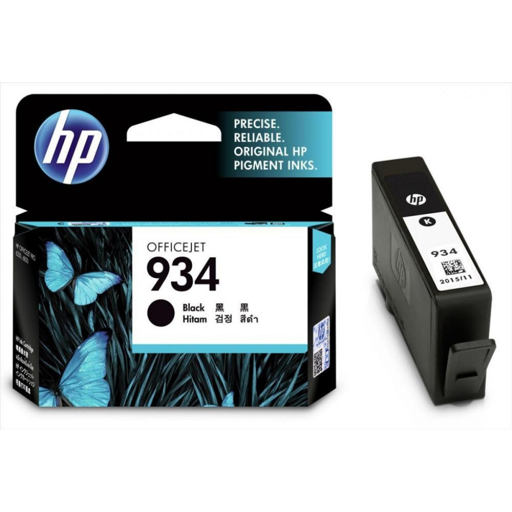 Касета с мастило HEWLETT PACKARD Officejet Pro 6830 e-All-in-One Printer - Black - (934) - P№C2P19AEна ниска цена с бърза доставка - BestPC.BG