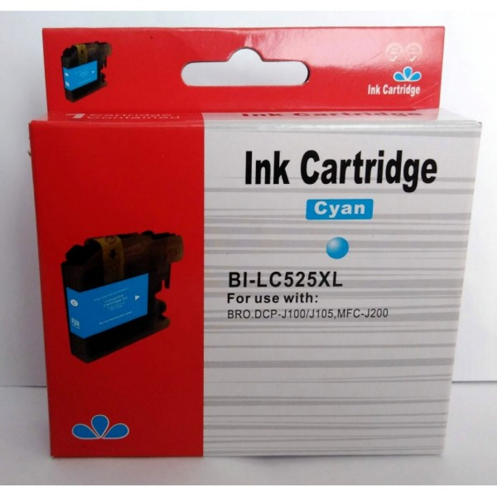 Касета с мастило BROTHER DCP-J100 / J105 / MFC-J200 - Cyan - LC525XLC - P№RB-LC525XLCна ниска цена с бърза доставка - BestPC.BG