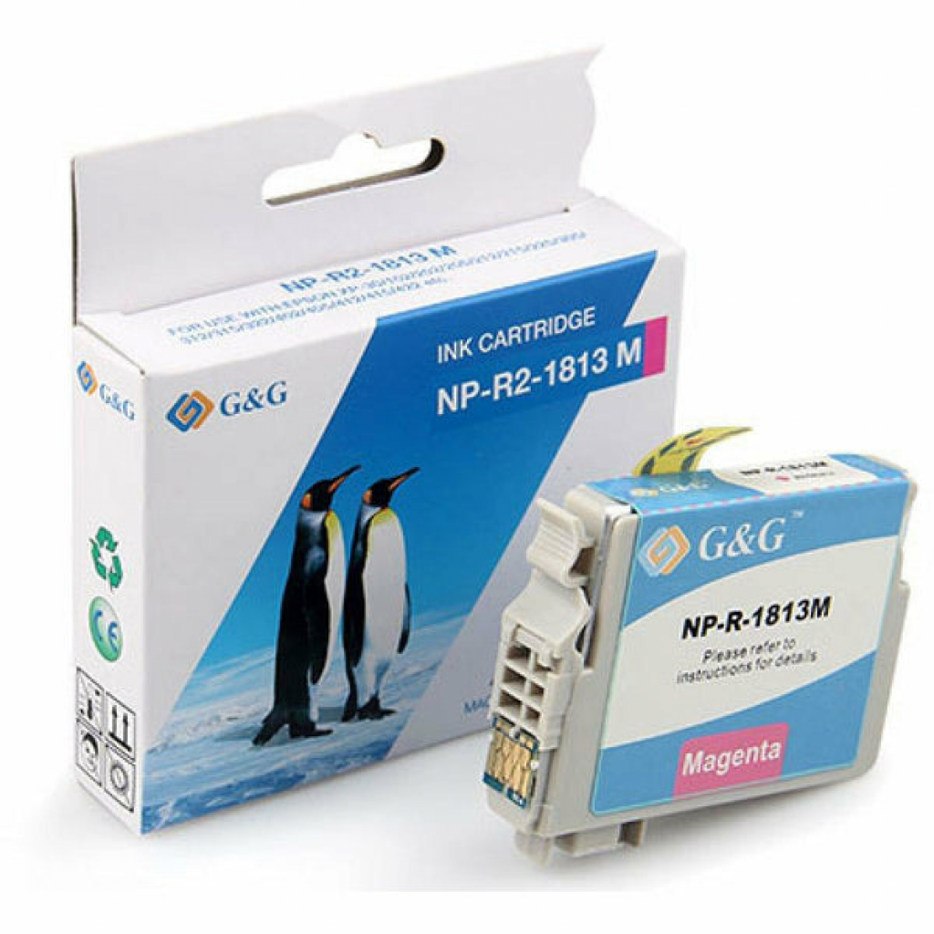 Касета с мастило Epson Expression HomeXP30 / 102 / 202 / 205 / Magenta P№NP-R-1813M - G&Gна ниска цена с бърза доставка - BestPC.BG