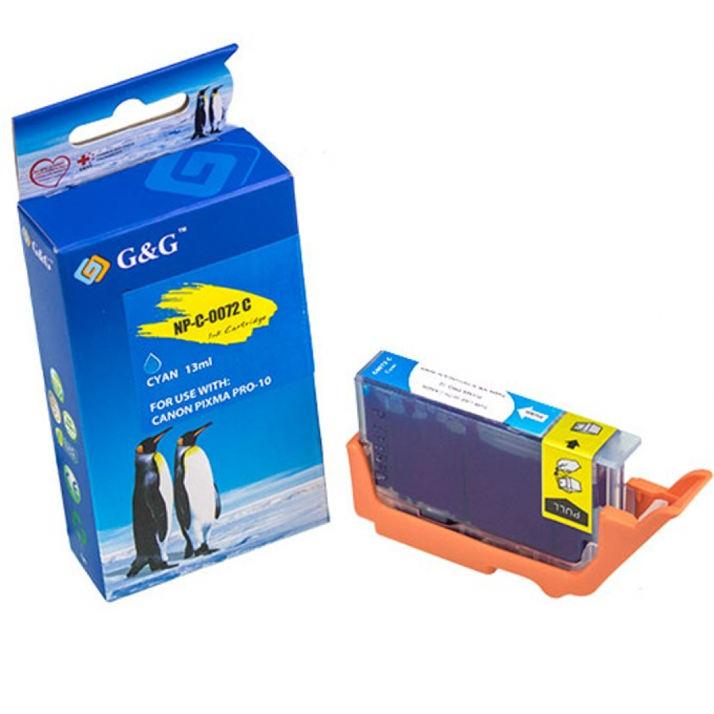 Касета с мастило CANON PIXMA PRO-10 - Photo Cyan ink cartridge P№NP-C-0072PC / C(PG) G&Gна ниска цена с бърза доставка - BestPC.BG
