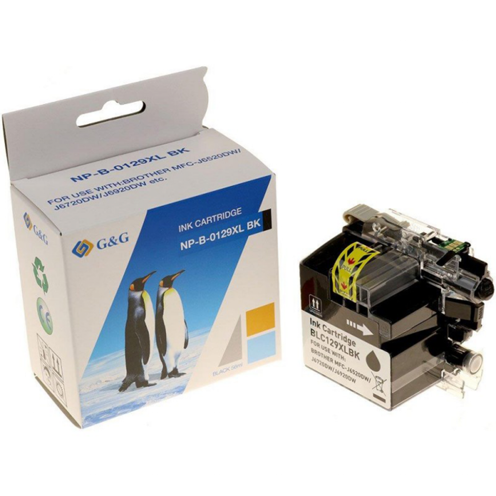Касета с мастило BROTHER MFC-J6720DW / Black P№NP-B-0129XLBK - G&Gна ниска цена с бърза доставка - BestPC.BG