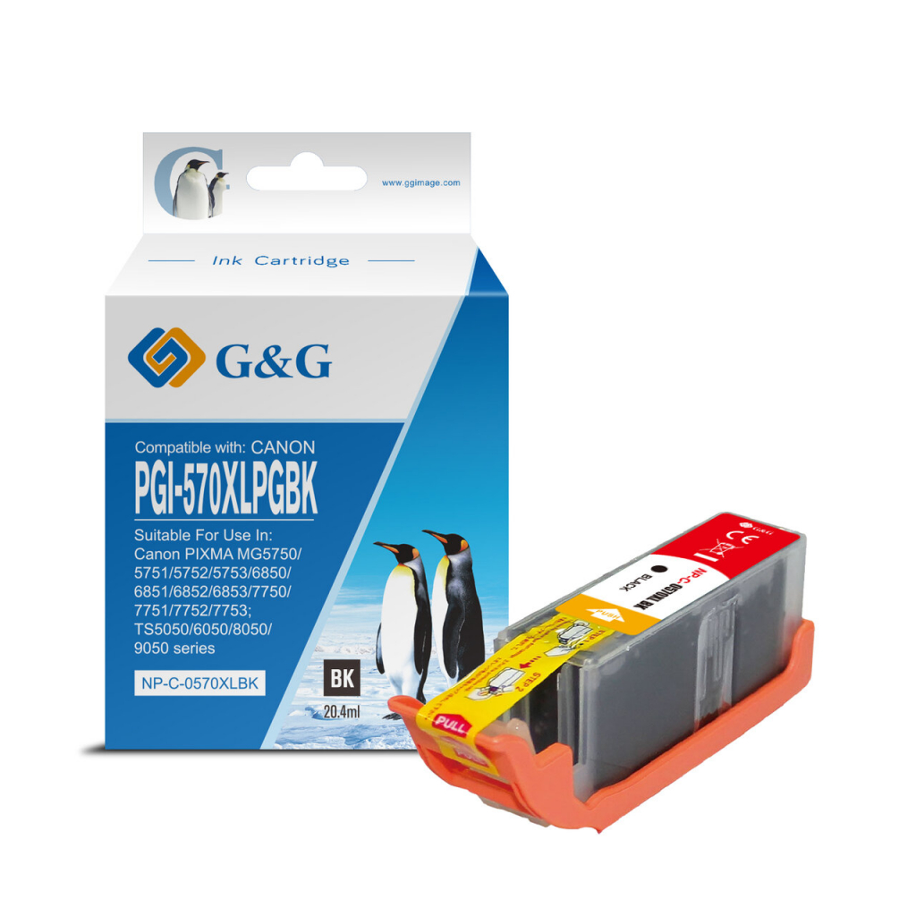 Касета с мастило Глава за Canon Pixma MG5750 / 5751 / 5752 / 5753 / 6850 Series, NP-C-0570XLBKна ниска цена с бърза доставка - BestPC.BG