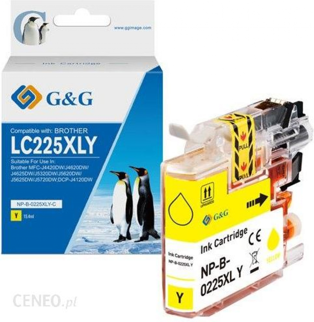 Касета с мастило BROTHER MFC-J4420DW / J4620DW / J4625DW /Yellow P№NP-B-0225XLYна ниска цена с бърза доставка - BestPC.BG