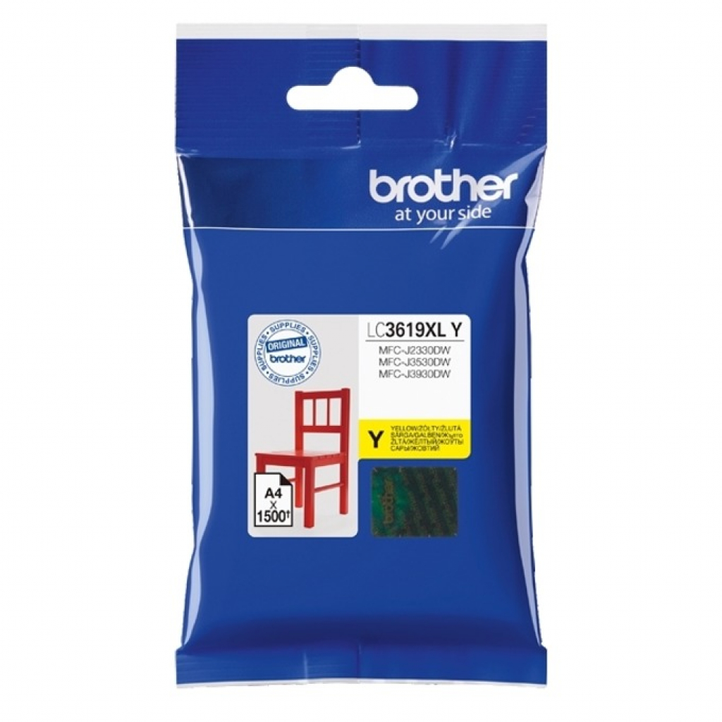 Касета с мастило Глава за Brother MFC-J2330DW / J3530DW / J3930DW Series, Yellow, LC3619XLYна ниска цена с бърза доставка - BestPC.BG