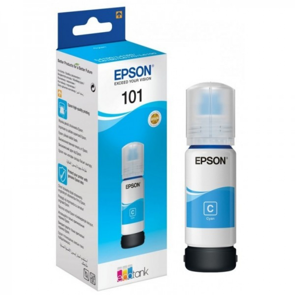 Бутилка мастило за Epson L4150 / L4160 / L6160 / L6170 Series, Cyan, C13T03V24Aна ниска цена с бърза доставка - BestPC.BG