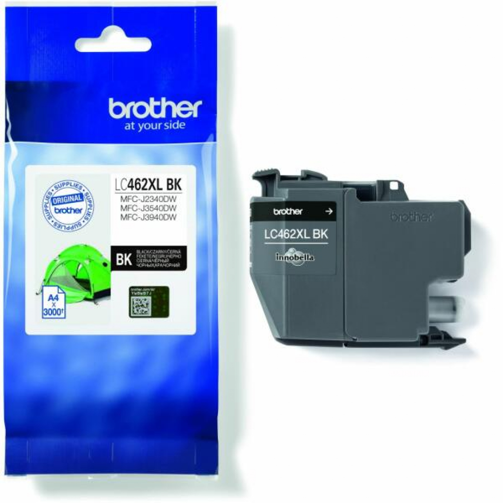 Касета с мастило BROTHER MFC-J2340DW / J3540DW / J3940DW - Black - P№LC462XLBKна ниска цена с бърза доставка - BestPC.BG