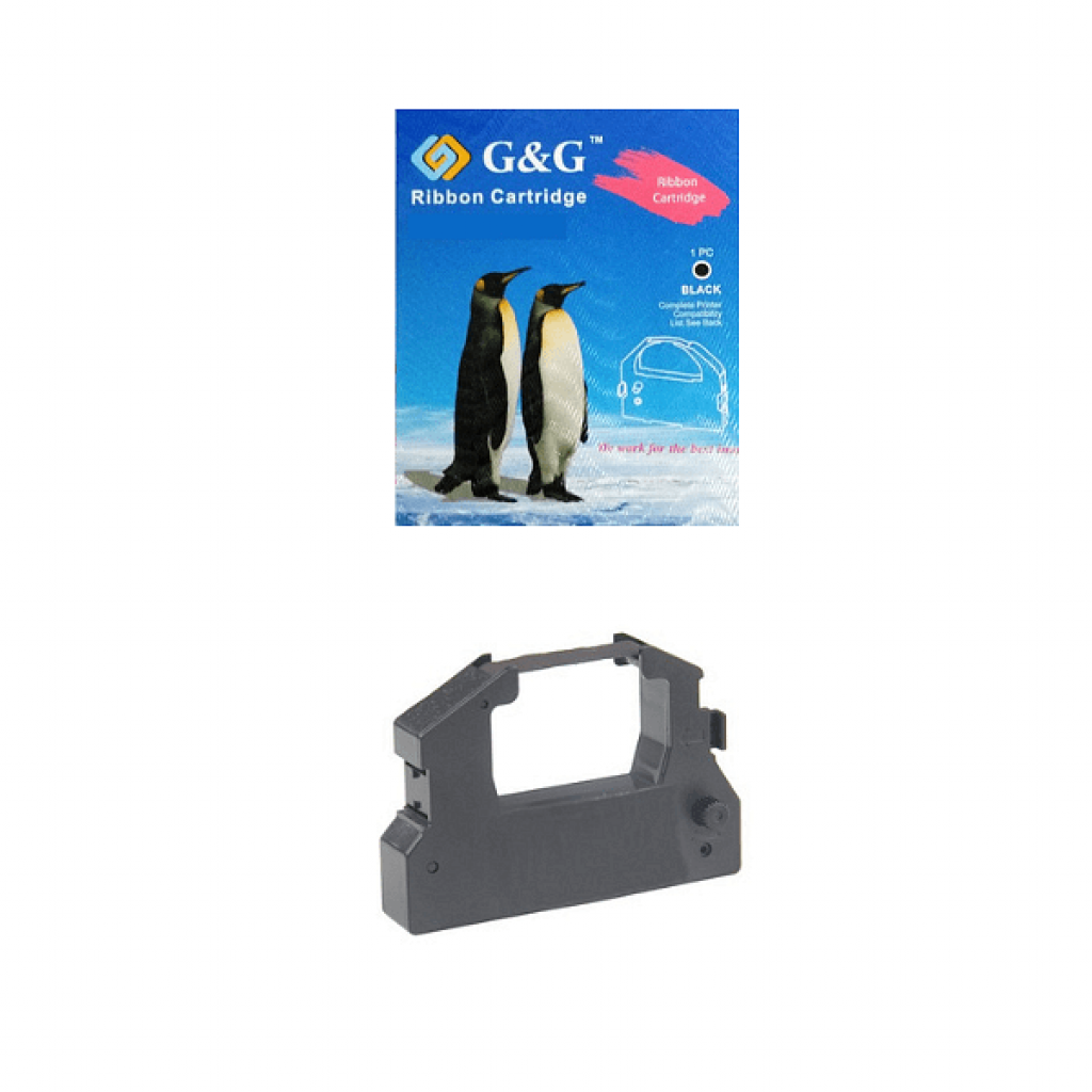 Лента за матричен принтер EPSON LQ 100 / 150 / 150K / Black - 6 pcs. P№RR-EP LQ100 BK - G&Gна ниска цена с бърза доставка - BestPC.BG