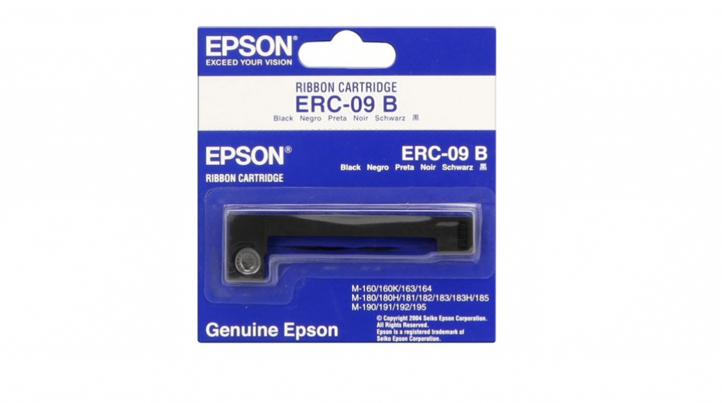 Лента за матричен принтер EPSON ERC-09 HX-20 / M160 / M180 / M190 - Black P№C43S015354на ниска цена с бърза доставка - BestPC.BG