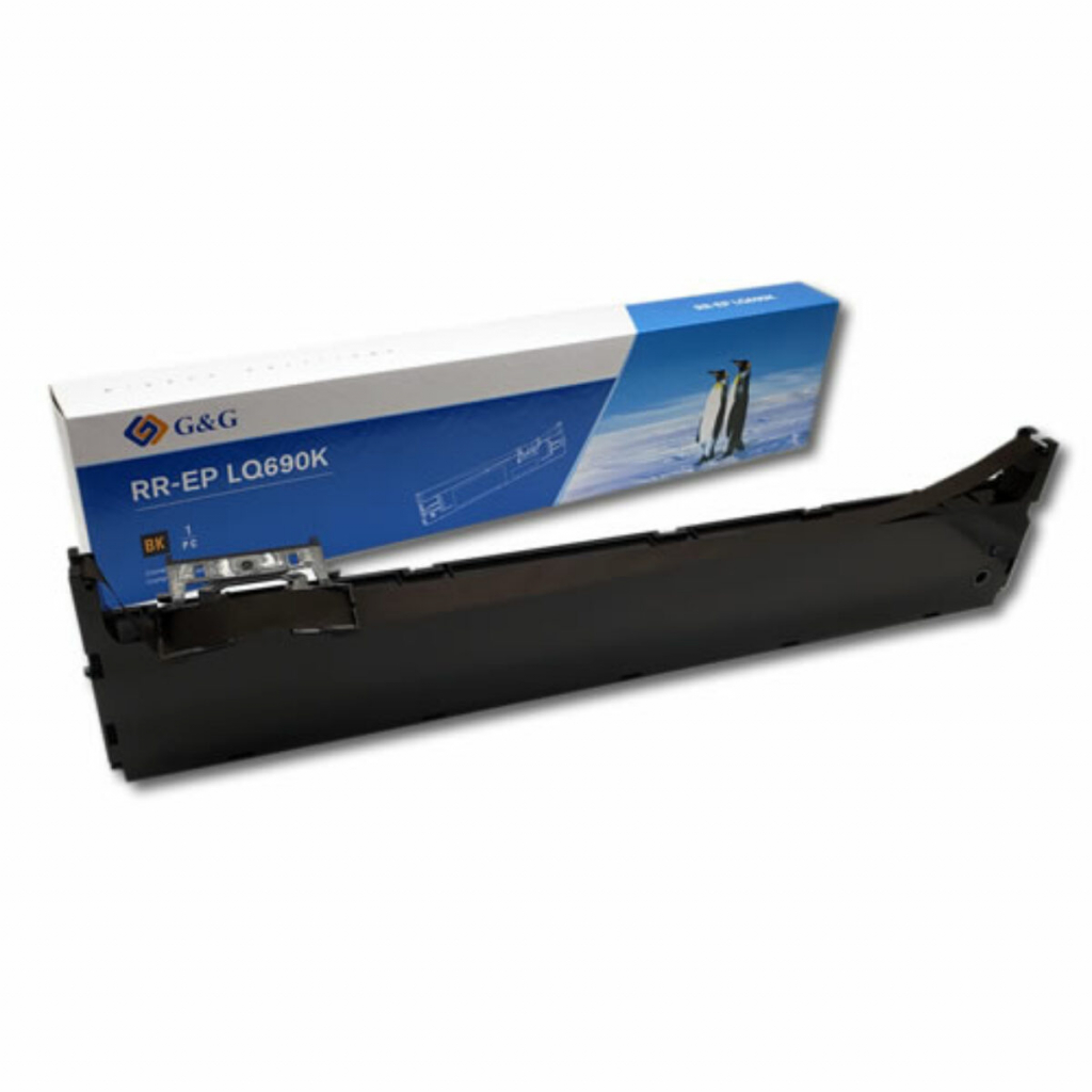 Лента за матричен принтер EPSON LQ-690 / 690C / 675KT / 680K?/690K - C13S015610 - P№RR-EP LQ690K BK - G&Gна ниска цена с бърза доставка - BestPC.BG
