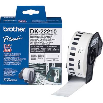 Касета за етикетен принтер BROTHER ТИП QL - CONTINUOUS PAPER TAPE 29mm x 30.48mна ниска цена с бърза доставка - BestPC.BG