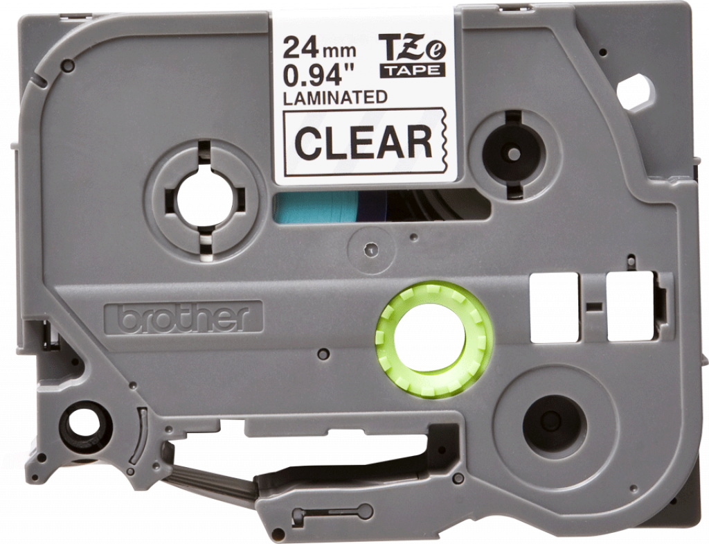 Касета за етикетен принтер BROTHER ТИП TZ - 24 mm BLACK ON CLEAR TAPE / TZE151на ниска цена с бърза доставка - BestPC.BG