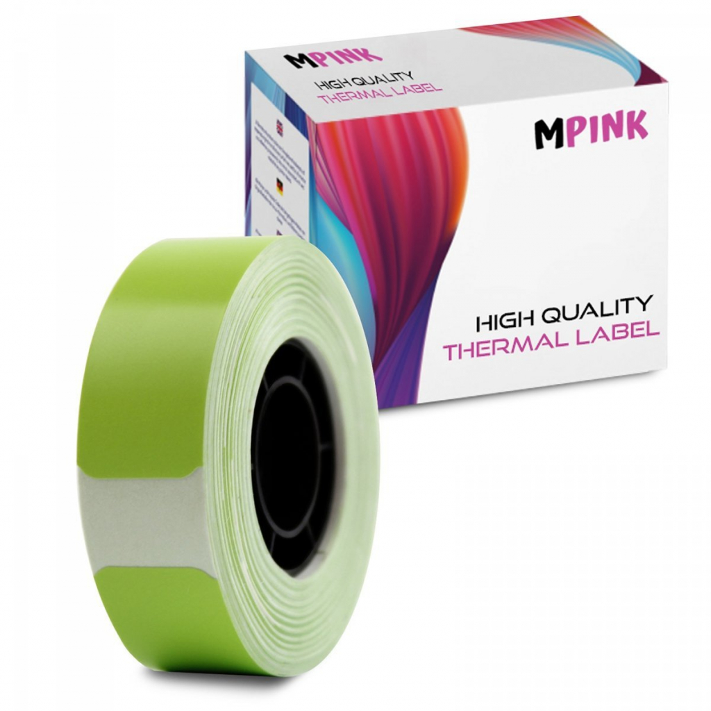 Касета за етикетен принтер GG-AT-110HW - BLACK ON FRESH GREEN 15mm x 50mm x 150 pcsна ниска цена с бърза доставка - BestPC.BG