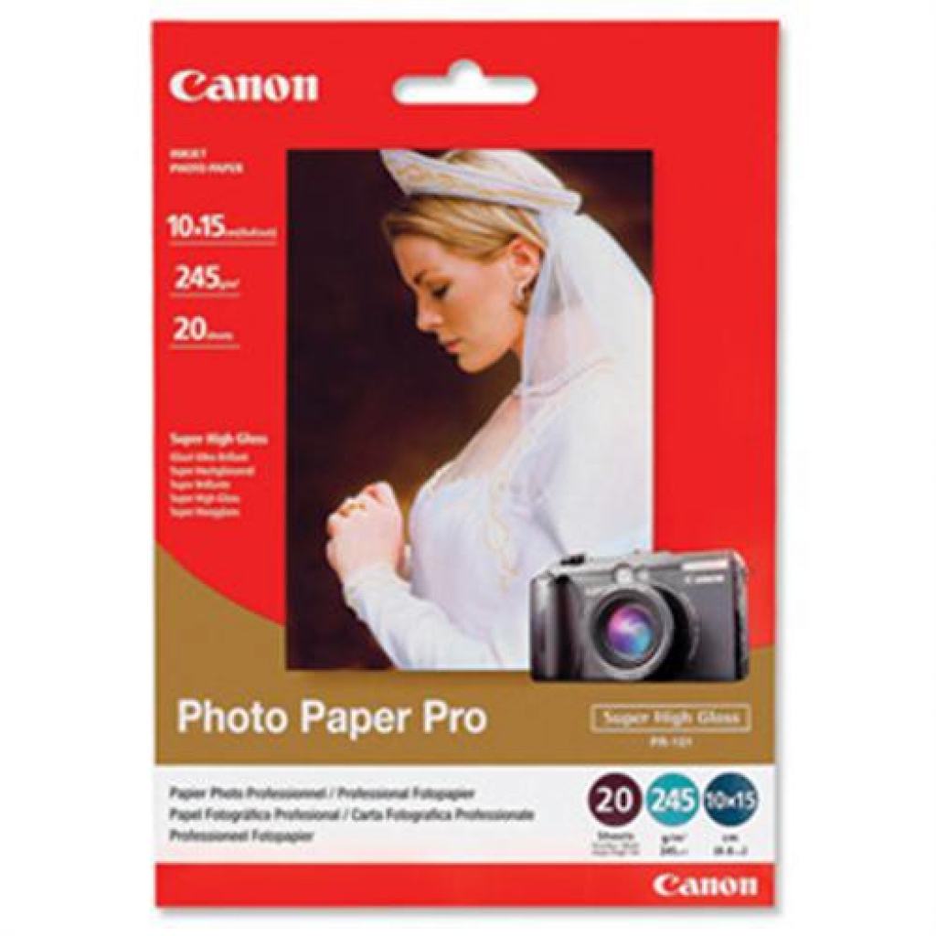 Хартия за принтер CANON PR-101 A6 - PHOTO PAPER PRO - PROMO - A6 245gr.на ниска цена с бърза доставка - BestPC.BG