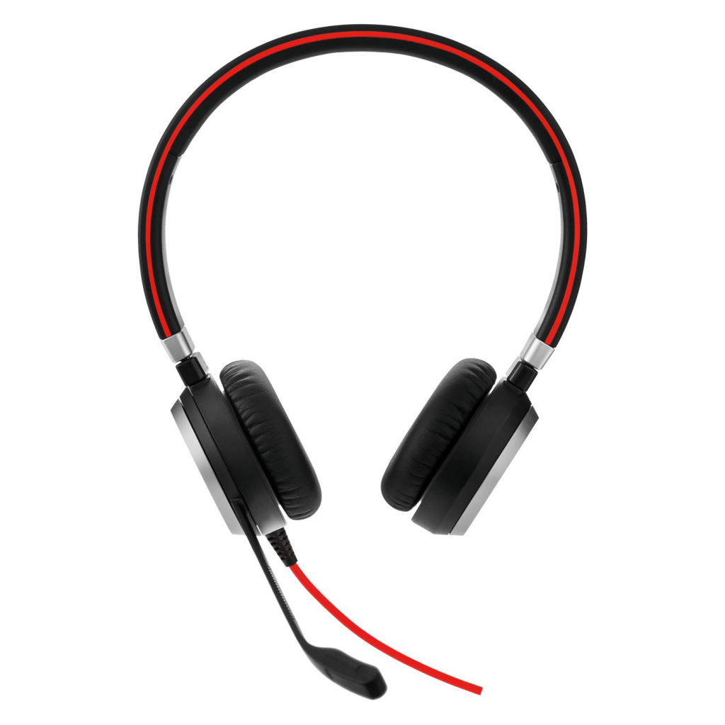 Jabra EVOLVE 40 стерео слушалки, MS, USB & 3.5мм жакна ниска цена с бърза доставка - BestPC.BG