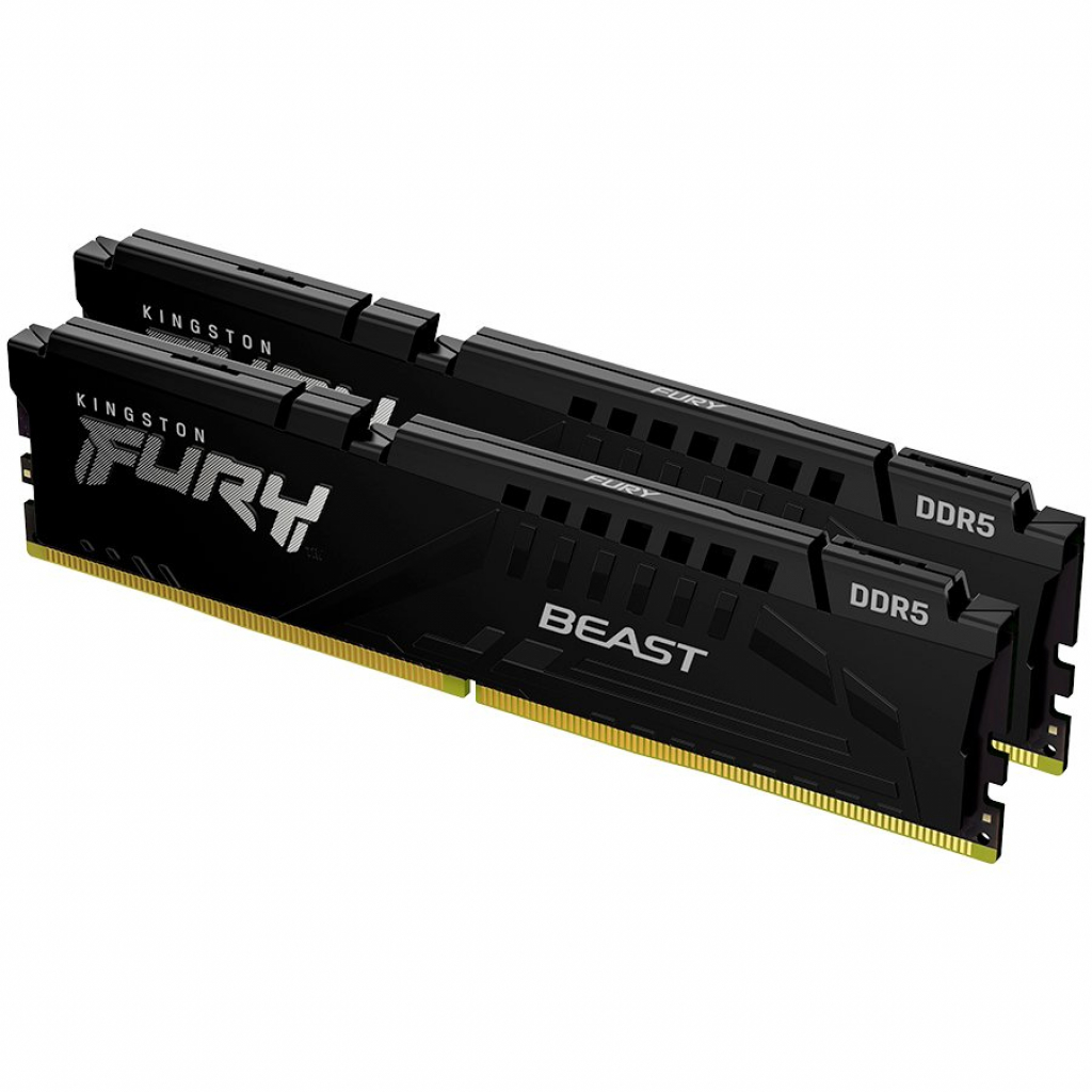 Памет KINGSTON DRAM 32GB 5600MT-s DDR5 CL36 DIMM (Kit of 2) FURY Beast Blackна ниска цена с бърза доставка - BestPC.BG