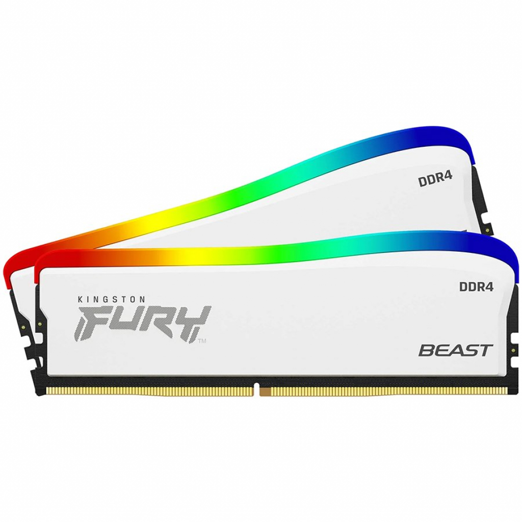 Памет KINGSTON DRAM 32GB (16GBx2) 3600MHz DDR4 CL18 DIMM FURY Beast RGBна ниска цена с бърза доставка - BestPC.BG