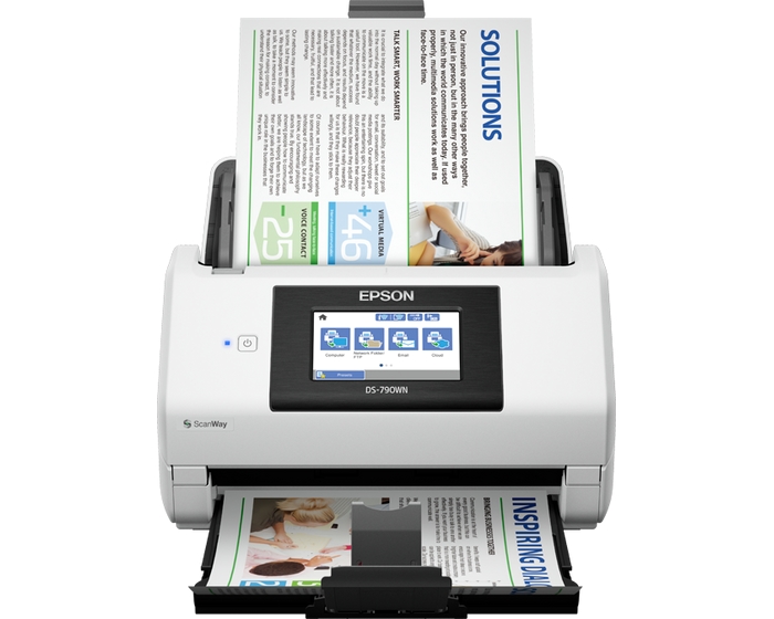 Скенер Epson WorkForce DS-790WN A4 color 45ppm network scannerна ниска цена с бърза доставка - BestPC.BG