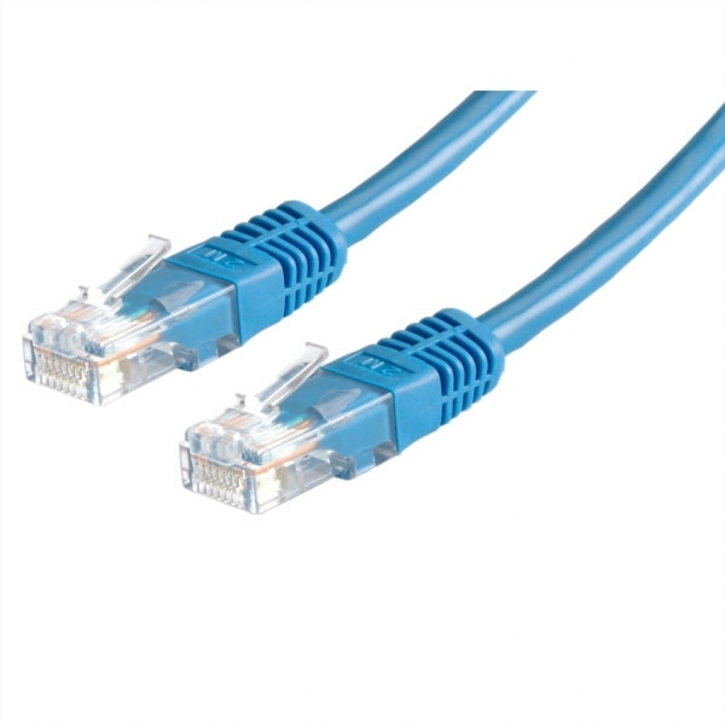 Медна пач корда Roline 21.15.0434 UTP кабел, Cat.5e, син цвят, 15.0 мна ниска цена с бърза доставка