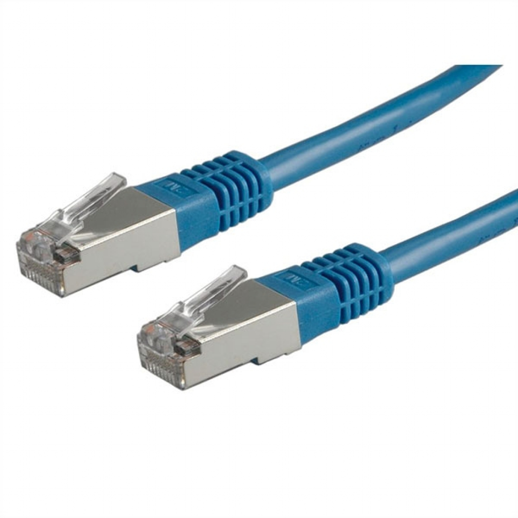 Медна пач корда Roline 21.15.0464 FTP кабел, Cat.5e, син цвят, 15.0 мна ниска цена с бърза доставка