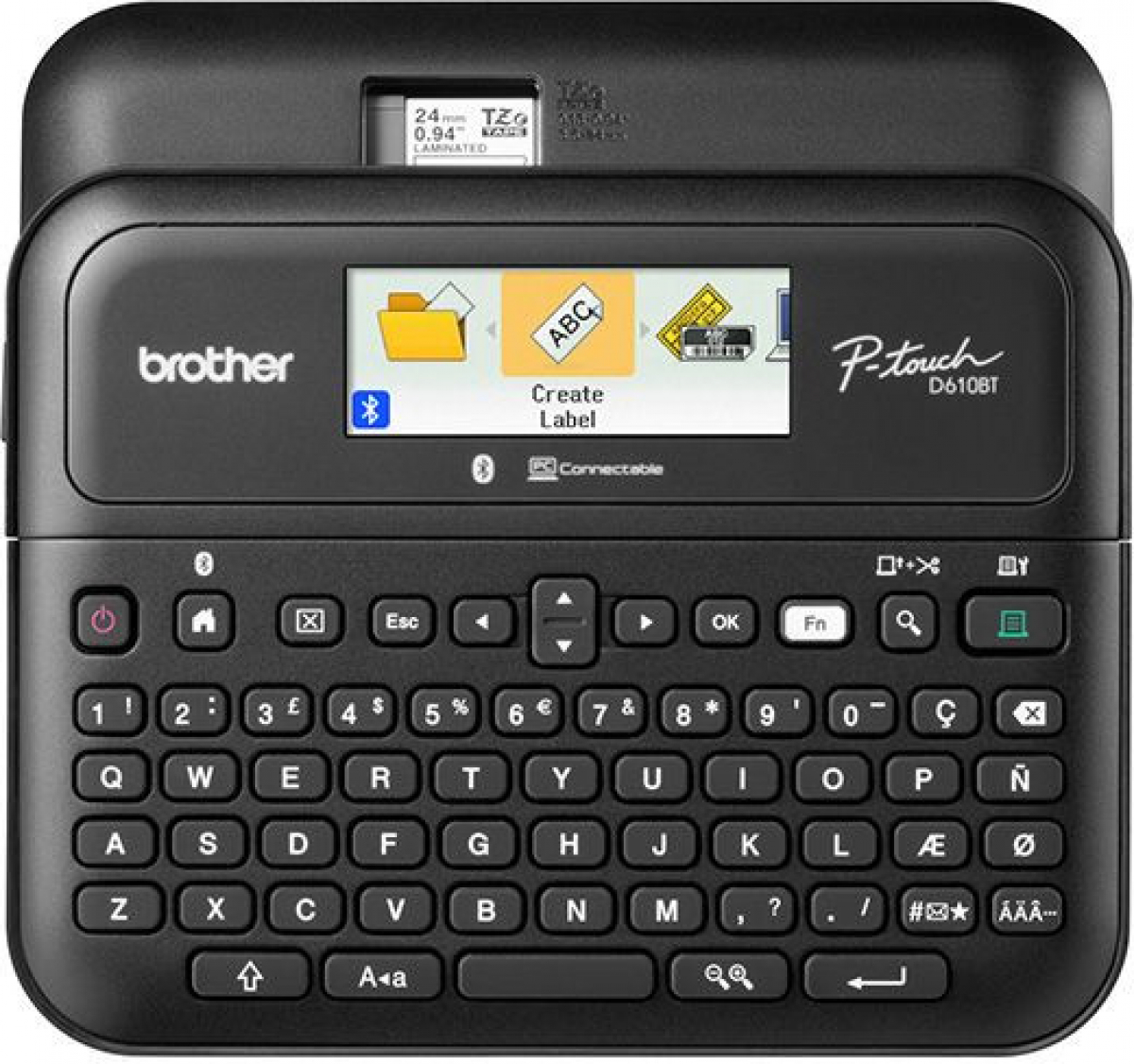 Етикетен принтер Brother PT-D610BTVP Labelling systemна ниска цена с бърза доставка - BestPC.BG