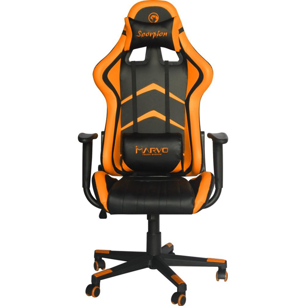 Геймърски стол Marvo геймърски стол Gaming Chair CH-106 v2 Orangeна ниска цена с бърза доставка