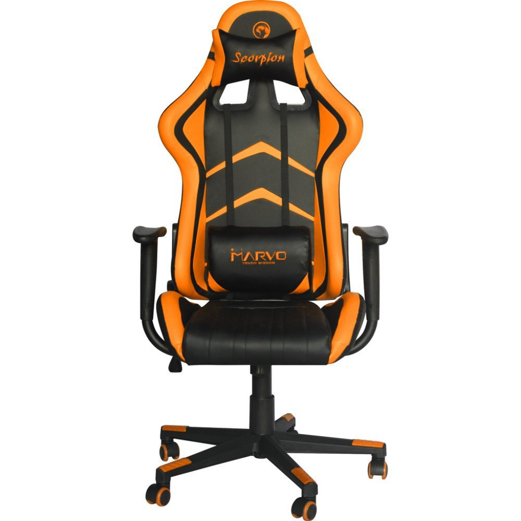Marvo геймърски стол Gaming Chair CH-106 v2 Orangeна ниска цена с бърза доставка - BestPC.BG