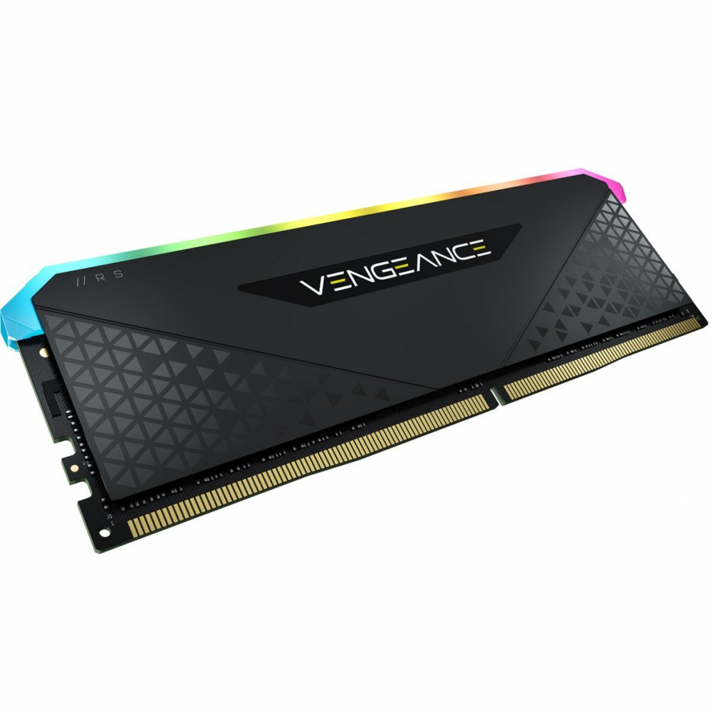 Памет Corsair Vengeance RS RGB Black 8GB(1x8GB) DDR4 PC4-25600 3200MHz CL16на ниска цена с бърза доставка