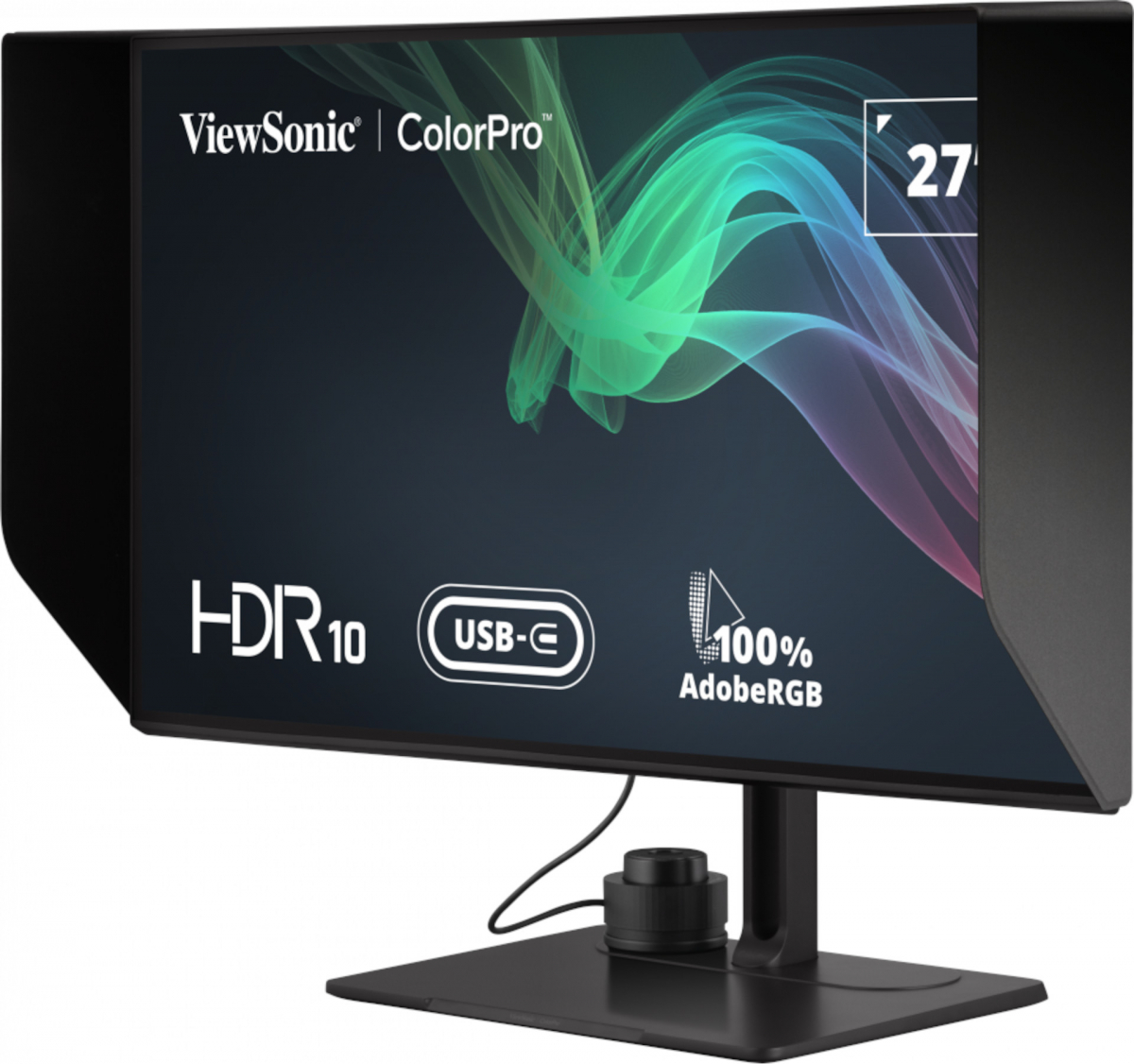 Монитор ViewSonic VP2786-4K, 27" 3840 х 2160 4K UHD, IPS, 5 ms, 60 Hz, HDMI, DP, Матовна ниска цена с бърза доставка - BestPC.BG