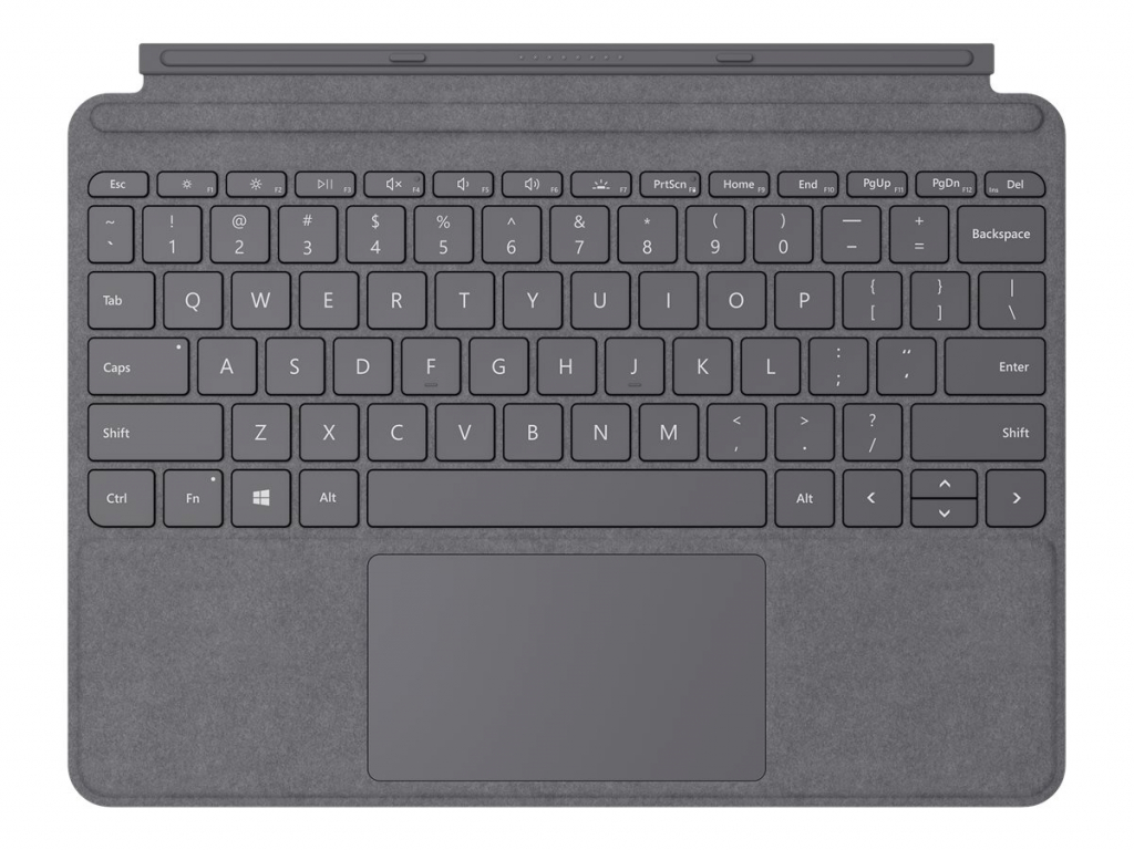 Аксесоар за таблет Microsoft Surface Go2 Go3 Type Cover N SC Eng Intl HR CEE EM Charcoal Retailна ниска цена с бърза доставка - BestPC.BG