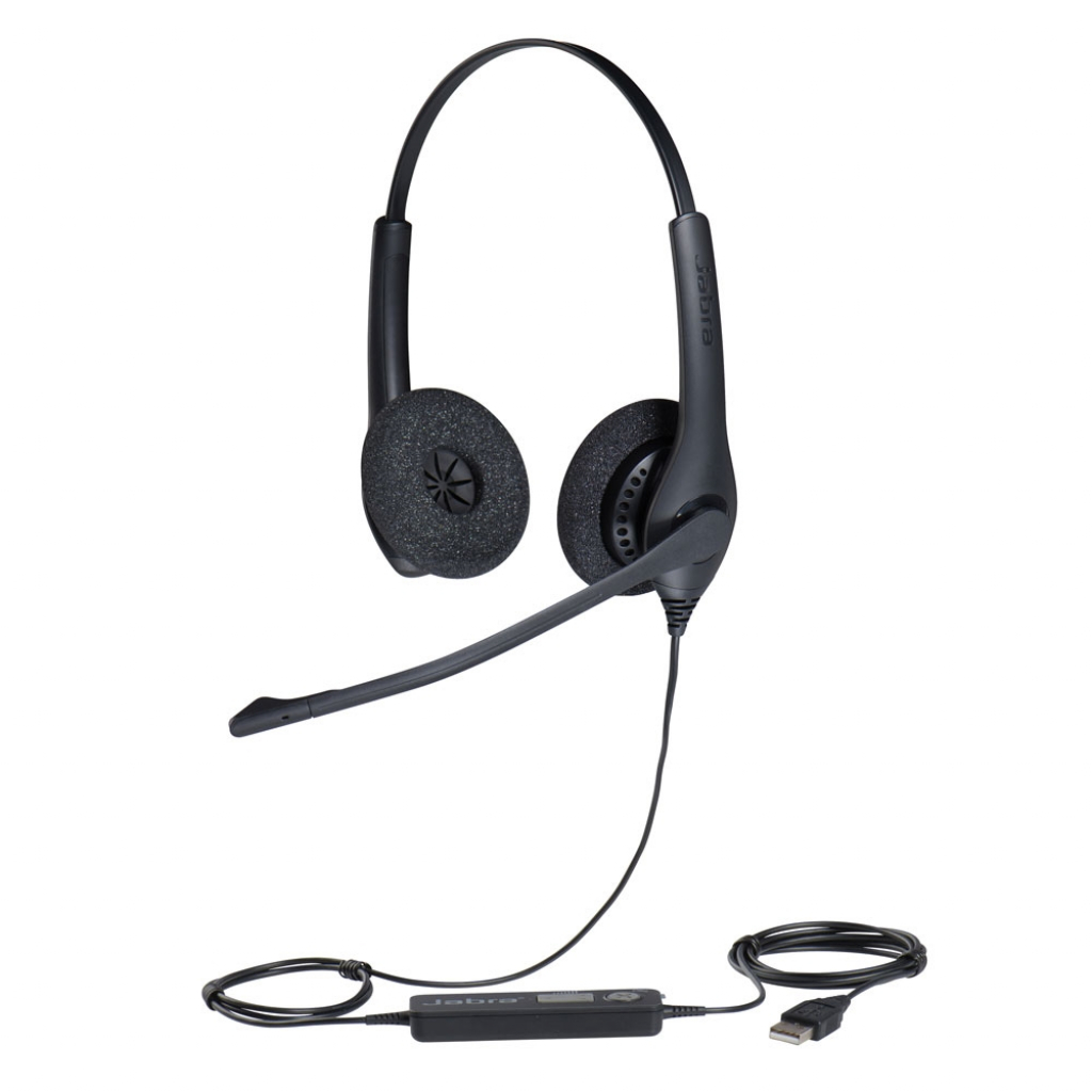 Jabra BIZ 1500 стерео слушалки с микрофон, NC, USBна ниска цена с бърза доставка - BestPC.BG