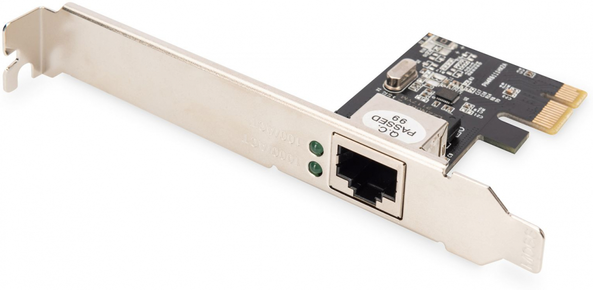ASSMANN DN-10130-1 :: DIGITUS Gigabit Ethernet PCI Express мрежова карта 1 портна ниска цена с бърза доставка