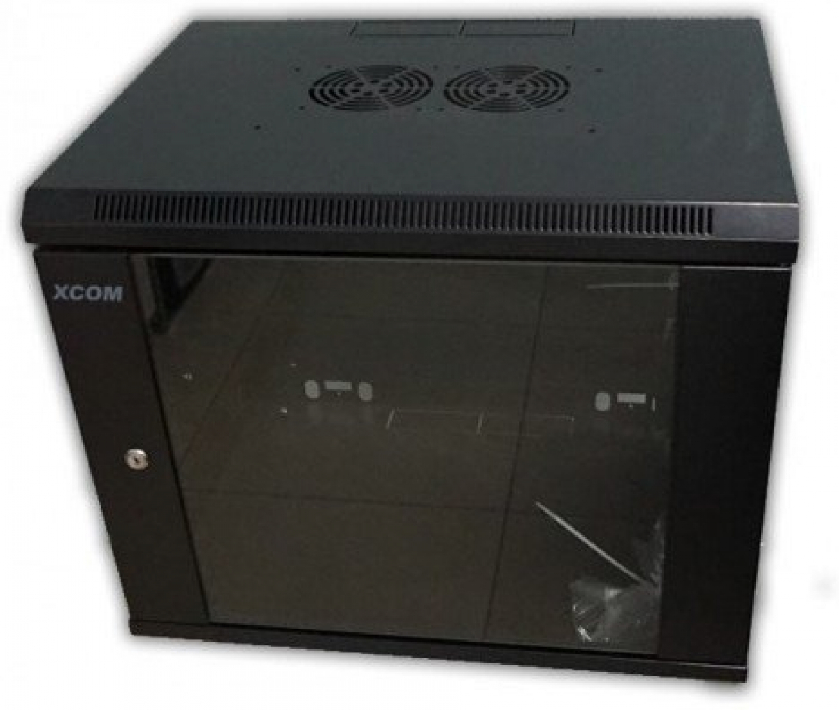 Шкаф 6U 570x450 мм, стенен, черенна ниска цена с бърза доставка - BestPC.BG